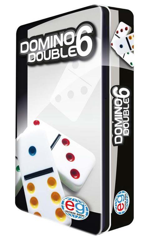 Domino da viaggio, in confezione metallo. Gioco da tavolo - Editrice Giochi  - Domino - Giocattoli