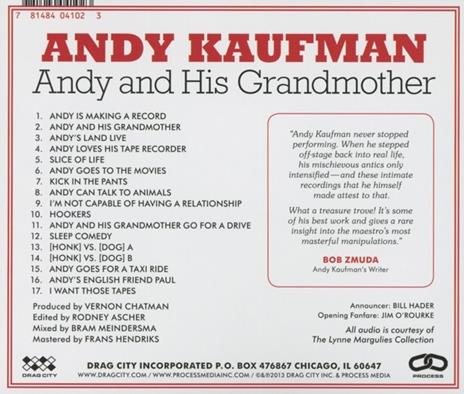 Andy and His Grandmother - CD Audio - 2