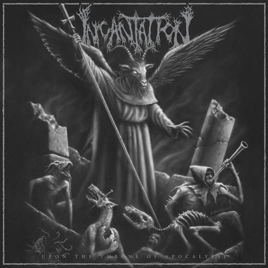 Upon The Throne Of Apocalypse (Black Ice Edition) - Vinile LP di Incantation