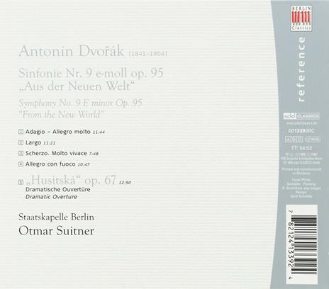 Sinfonia n.9 - CD Audio di Antonin Dvorak,Otmar Suitner - 2