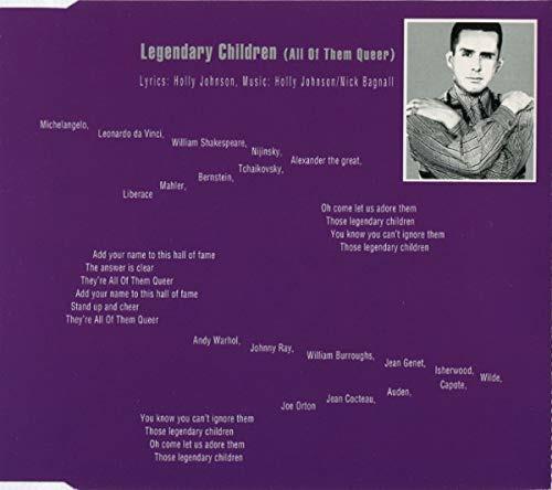 Legendary Children All of Them Queer the Remixes - CD Audio Singolo di Holly Johnson