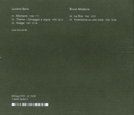 Acousmatrix 7 - CD Audio di Luciano Berio,Bruno Maderna - 2