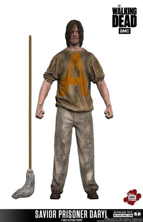 The Walking Dead TV Version Action Figure Savior Prisoner Daryl 18 cm - 2