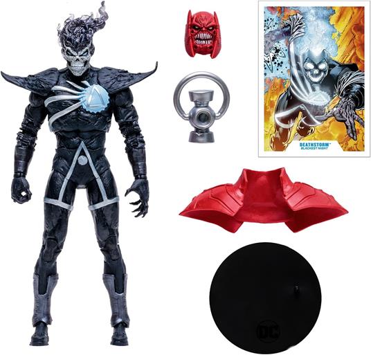 Dc Multiverse Build A Action Figura Deathstorm (blackest Night) 18 Cm Mcfarlane Toys - 5