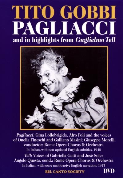 Pagliacci & Guglielmo Tell - DVD di Tito Gobbi