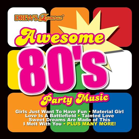 Drew's Famous - Awesome 80's Party Music - CD Audio