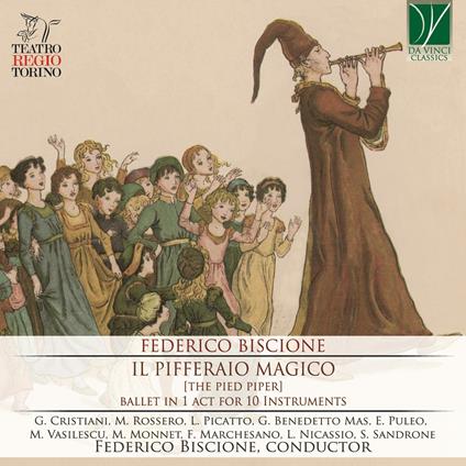 Il pifferaio magico - CD Audio di Federico Biscione