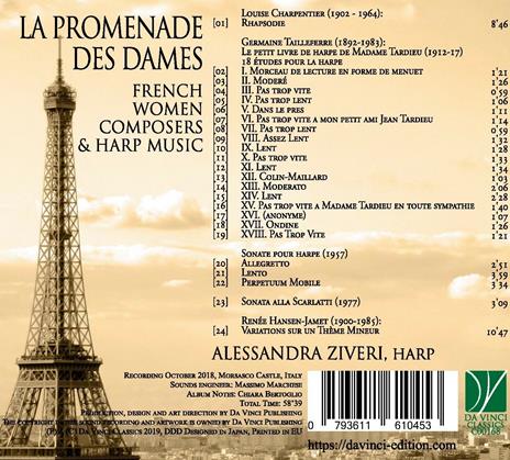 La promenade des dames - CD Audio di Alessandra Ziveri - 2