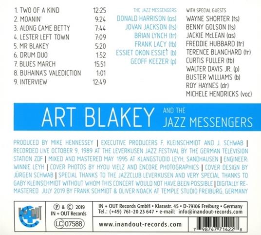 The Art of Jazz - CD Audio di Art Blakey - 2