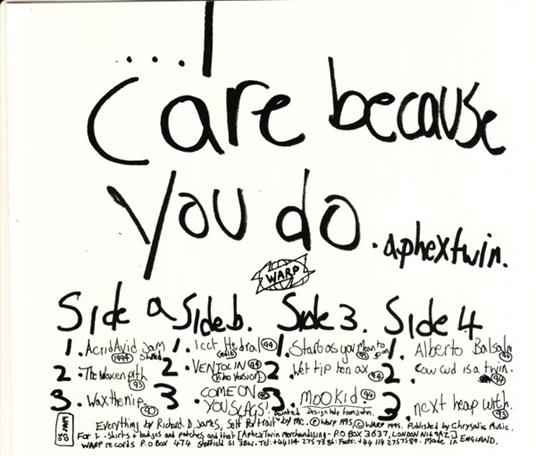 I Care Because - CD Audio di Aphex Twin - 2
