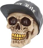 Thug Life Skull Ornament 16cm