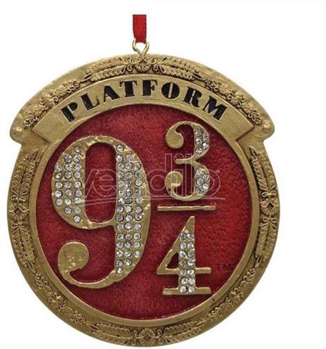 Harry Potter Hanging Tree Ornaments Binario 9 3/4 Case (6) Nemesis Now