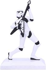 Nemesis Now Statuetta Stormtrooper Rock On con licenza ufficiale, bianco, 18 cm