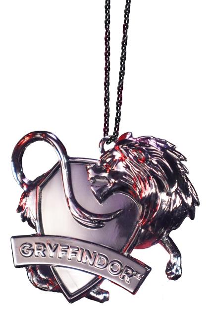 Harry Potter Hanging Tree Ornament Grifondoro Crest (silver) 6 Cm Nemesis Now