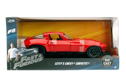 Fast 8: Letty'S Chevrolet Corvette 1:24 Red