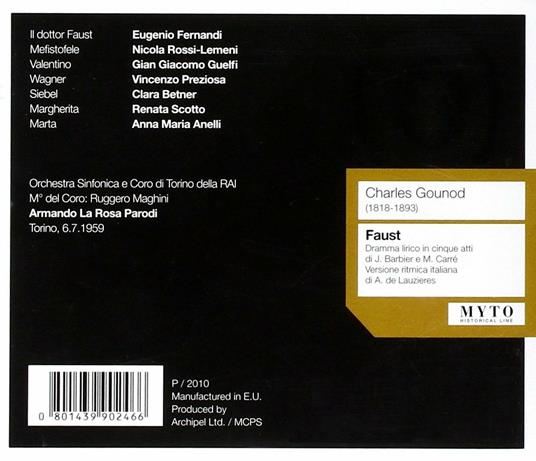 Faust - CD Audio di Eugenio Fernandi - 2