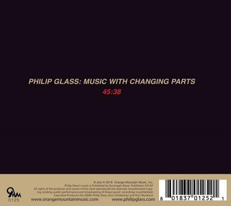 Music With Changing Parts - CD Audio di Paul Glass - 2