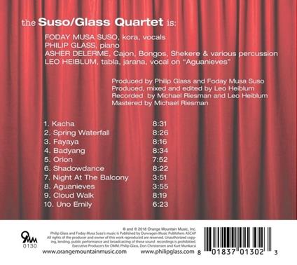 Introducing The Suso-Glass Quartet - CD Audio di Philip-Foday Musa Suso Glass