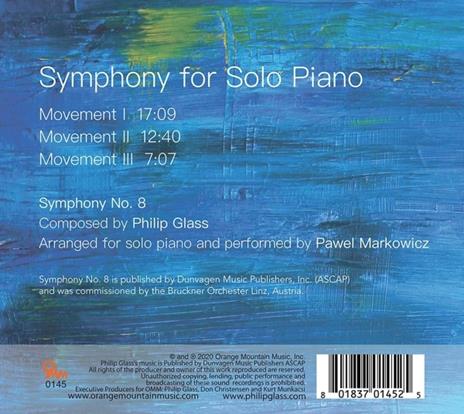 Symphony For Solo Piano - CD Audio di Philip Glass - 2