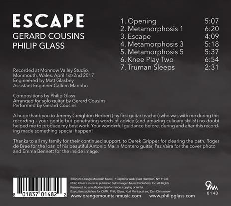 Escape - CD Audio di Gerard Cousins - 2