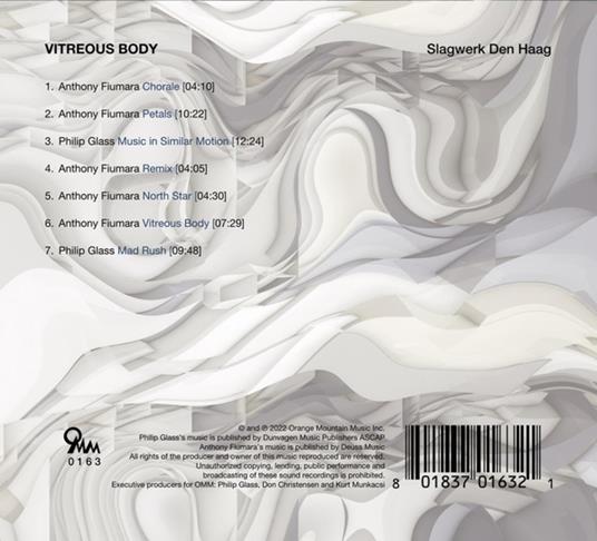 Vitreous Body - CD Audio di Slagwerk Den Haag - 2