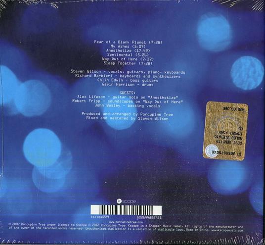 Fear of a Blank Planet (Digibook) - CD Audio di Porcupine Tree - 2