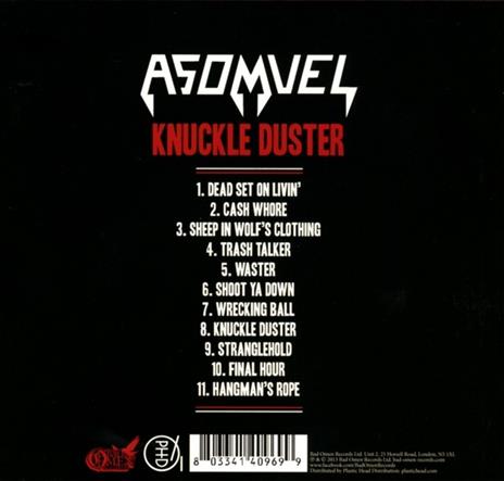 Knuckle Duster - CD Audio di Asomvel - 2