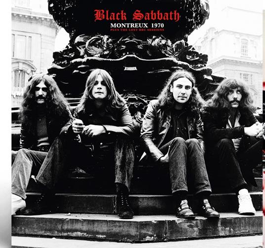Montreux 1970 (Clear-Red Splatter Vinyl) - Vinile LP di Black Sabbath
