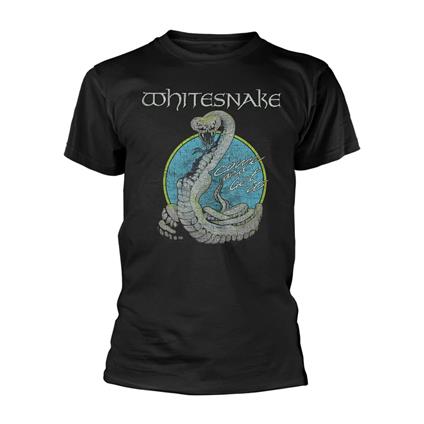 Whitesnake: Circle Snake (T-Shirt Unisex Tg. M)