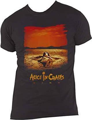 Black T-Shirt Unisex Tg.L Alice In Chains: Dirt