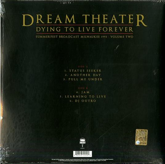 Dying to Live Forever vol.2 - Vinile LP di Dream Theater - 2