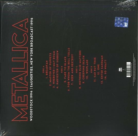 Woodstock 1994 (Limited Edition) - Vinile LP di Metallica - 2