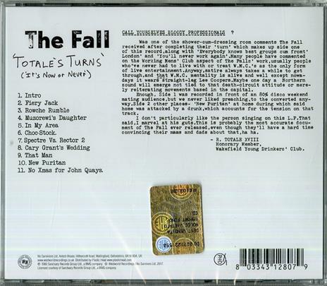 Totale's Turn (It's Now or Never) - CD Audio di Fall - 2