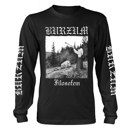 Maglia Manica Lunga Unisex Tg. S Burzum. Filosofem 2018