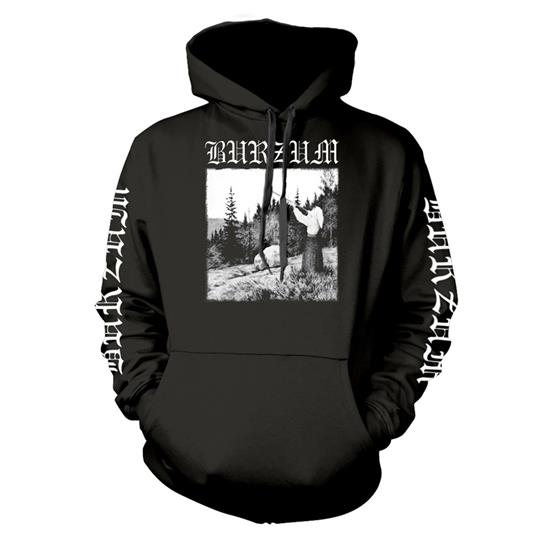 Felpa Con Cappuccio Unisex Tg. XL Burzum. Filosofem 2