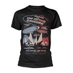 T-Shirt Unisex Tg. S Plan 9 - Earth Vs. The Flying Saucers - Poster Black