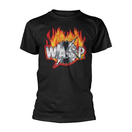 T-Shirt Unisex Tg. XL W.A.S.P. - Sawblade Logo