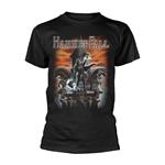 T-Shirt Unisex Tg. S Hammerfall - Built To Last