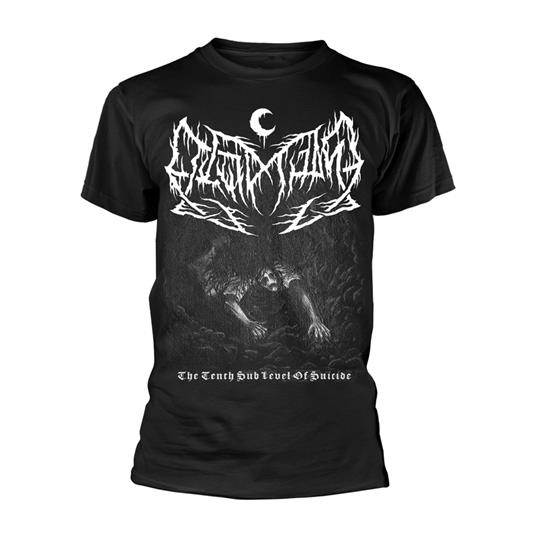 T-Shirt Unisex Tg. M. Leviathan - Tenth Sublevel Of Suicide