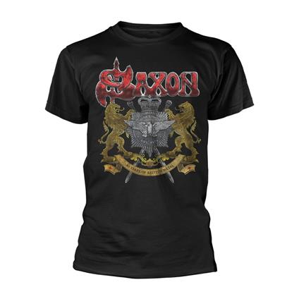 T-Shirt Unisex Tg. M. Saxon: 40 Years