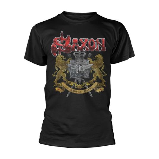 T-Shirt Unisex Tg. M. Saxon: 40 Years