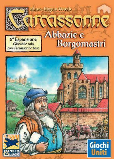 Carcassonne esp. 5. Abbazie e Borgomastri. Gioco da tavolo