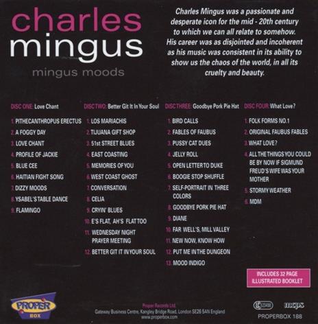 Mingus Moods - CD Audio di Charles Mingus - 2