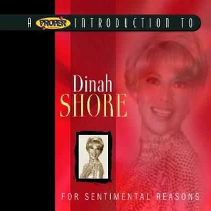For Sentimental Reasons - CD Audio di Dinah Shore