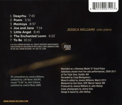 Songs of Earth - CD Audio di Jessica Williams - 2