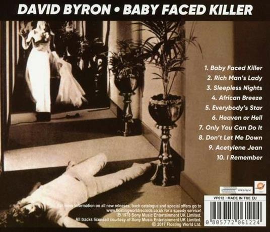 Babyfaced Killer (Reissue) - CD Audio di David Byron - 2