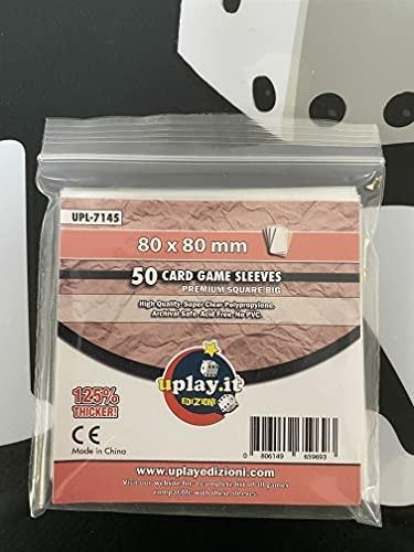 Uplay.it 50 Bustine Premium Square Big (80 x 80 mm) - Uplay - Altri Card  Games - Giocattoli | IBS
