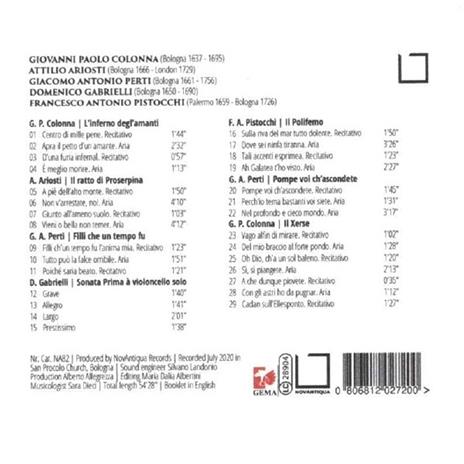 Inferno degli Amanti - CD Audio di Gabriele Lombardi - 2