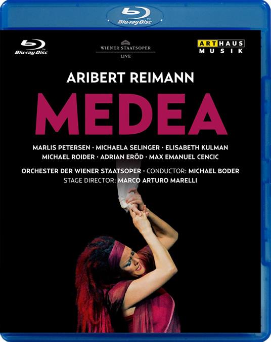 Aribert Reimann. Medea (Blu-ray) - Blu-ray di Aribert Reimann