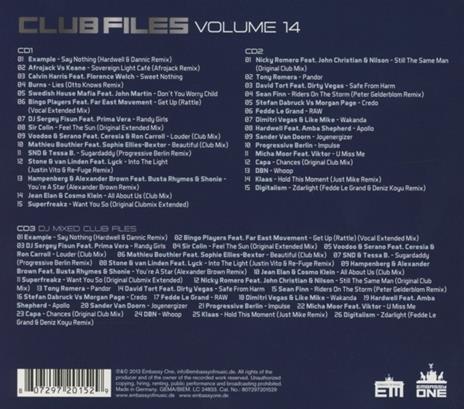 Club Files 14 - CD Audio - 2